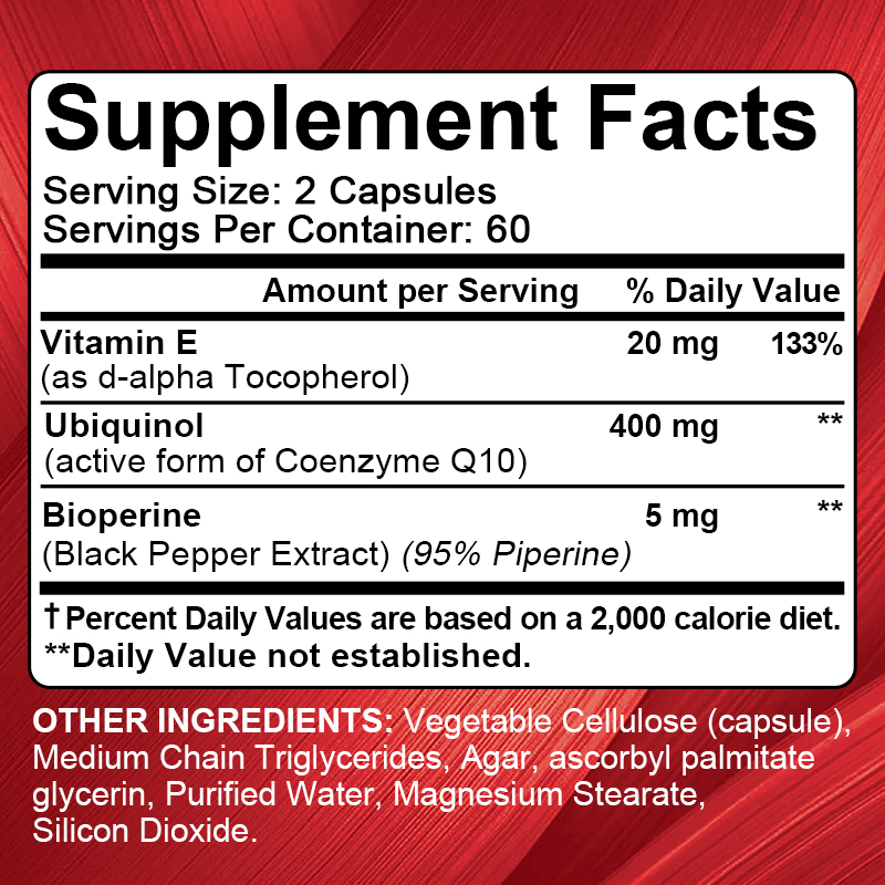 KENOFOR Ubiquinol CoQ10 400 mg - Coq10 Ubiquinol Softgel review and price